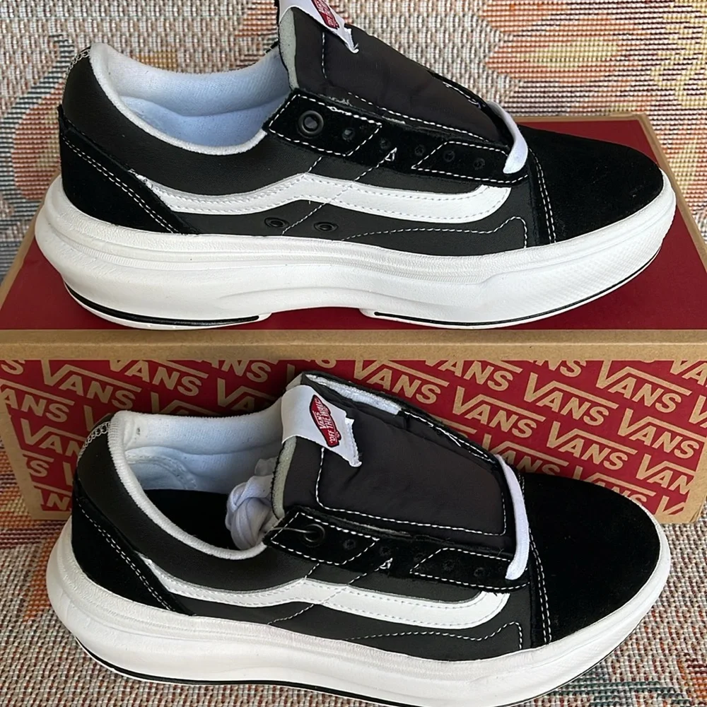 Vans WMNS Oid Skool Over Black/White VN0A7Q5EBA2 Sneakers Platforms